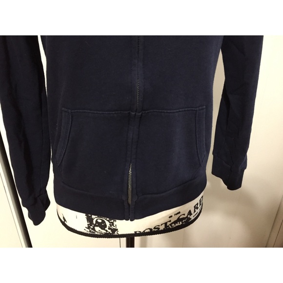 Gap navy logo zip up hoodie - navy xs - Picture 3 of 5